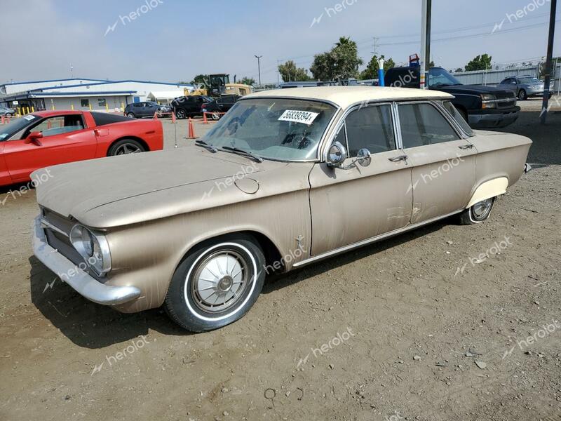 CHEVROLET CORVAIR 1961 brown   109690118539 photo #1