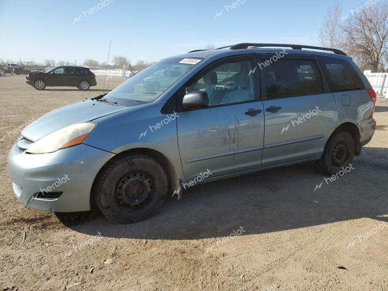 TOYOTA SIENNA CE 2008 blue sports v gas 5TDZK29CX8S125798 photo #1