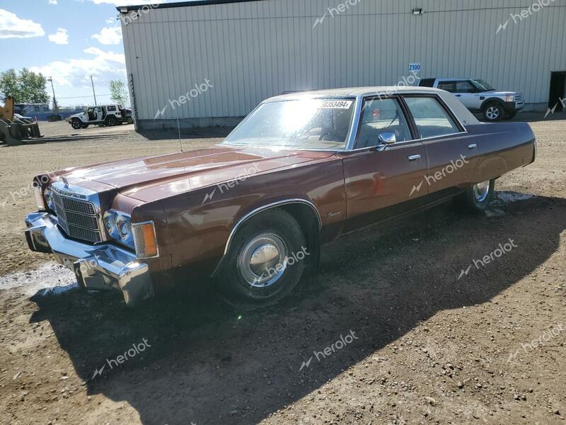 CHRYSLER NEWPORT 1977 brown   CL41N7D181350 photo #1