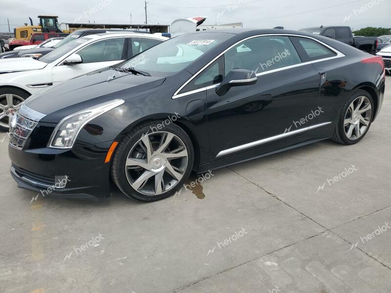 CADILLAC ELR LUXURY 2014 black coupe hybrid engine 1G6RP1E49EU601432 photo #1