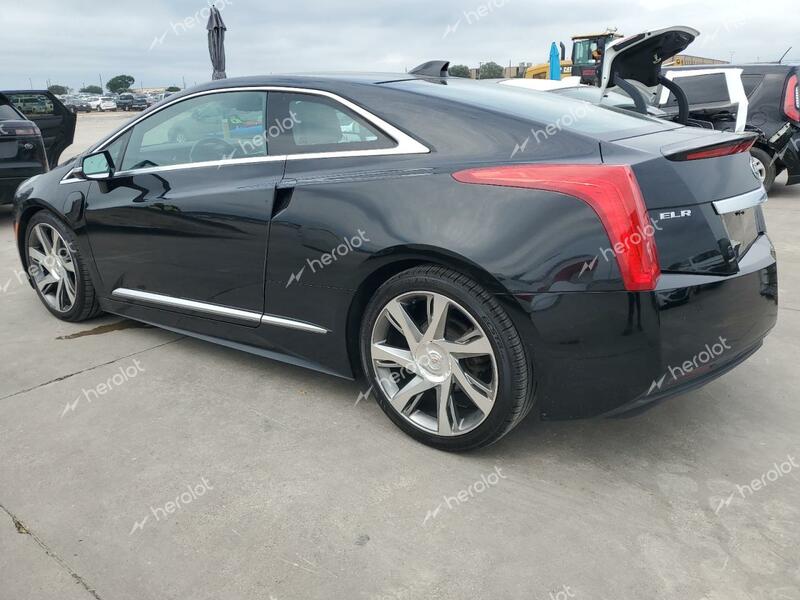 CADILLAC ELR LUXURY 2014 black coupe hybrid engine 1G6RP1E49EU601432 photo #3