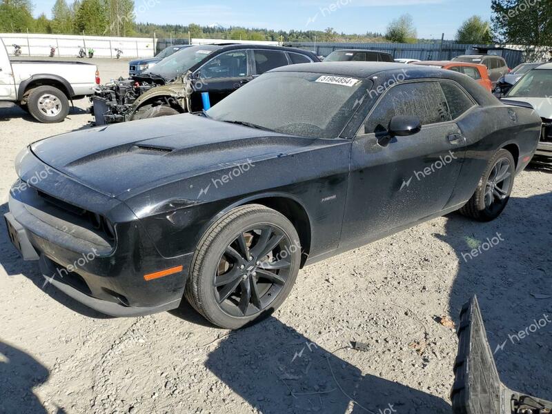 DODGE CHALLENGER 2018 black  gas 2C3CDZBT3JH256521 photo #1