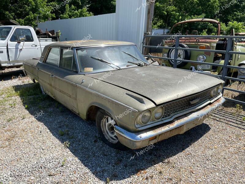 FORD GALAXIE 1963 gold   3P62X146213 photo #1