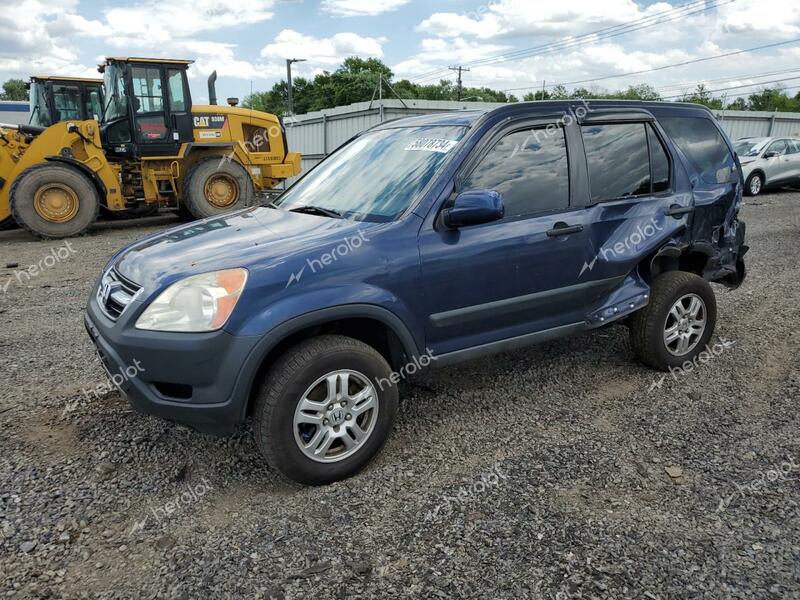 HONDA CR-V 2003 blue  gas SHSRD78823U148552 photo #1