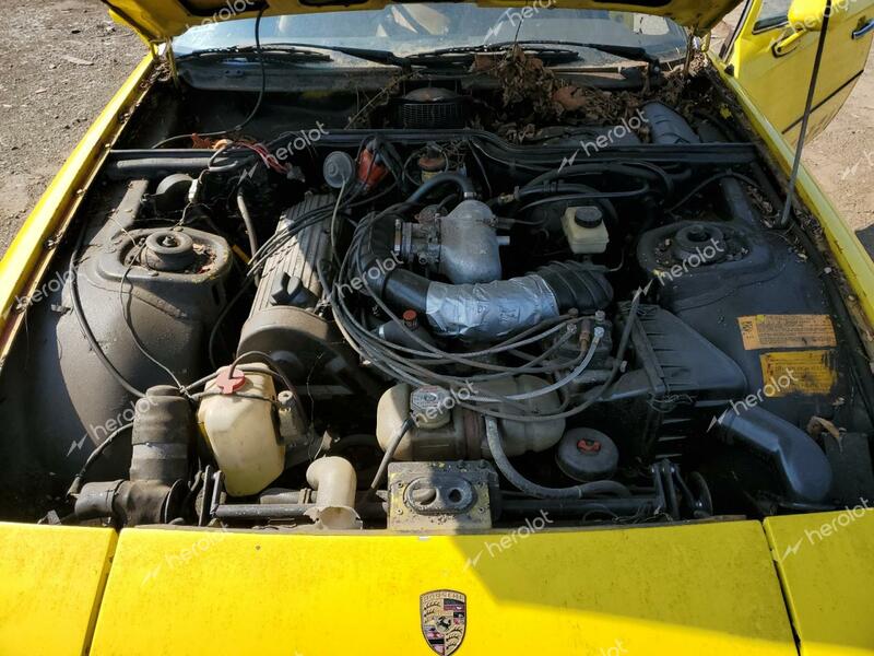 PORSCHE 924 1977 yellow   9247206989 photo #4