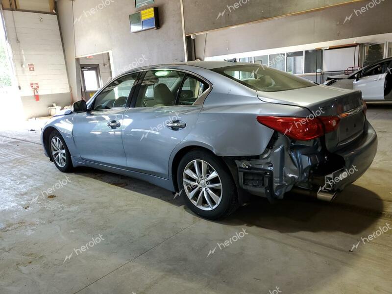 INFINITI Q50 HYBRID 2014 gray  hybrid engine JN1AV7AR7EM702427 photo #3