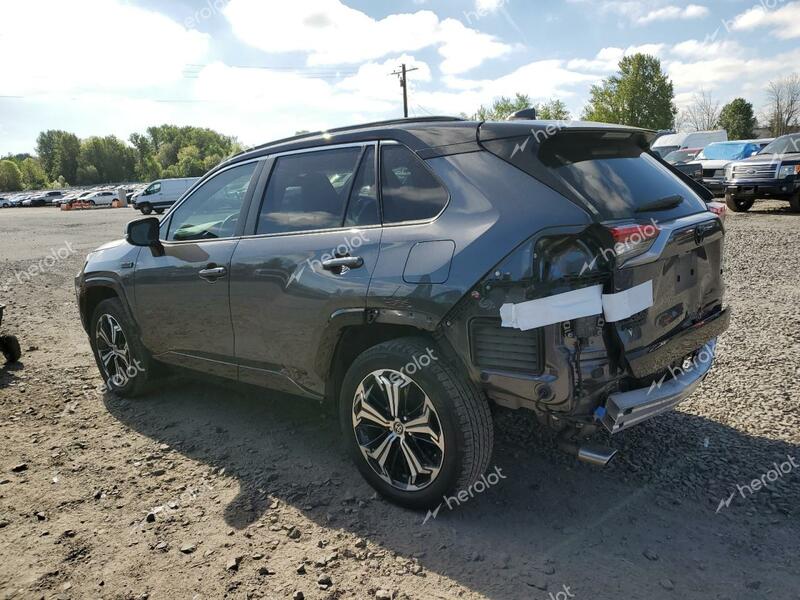 TOYOTA RAV4 PRIME 2022 gray  hybrid engine JTMFB3FV9ND089916 photo #3