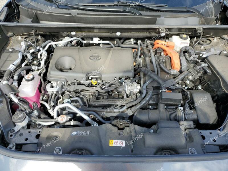 TOYOTA RAV4 PRIME 2022 gray  hybrid engine JTMFB3FV9ND089916 photo #4