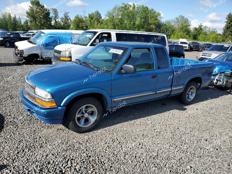 CHEVROLET S TRUCK S1 2001 blue  flexible fuel 1GCCS195218125306 photo #1