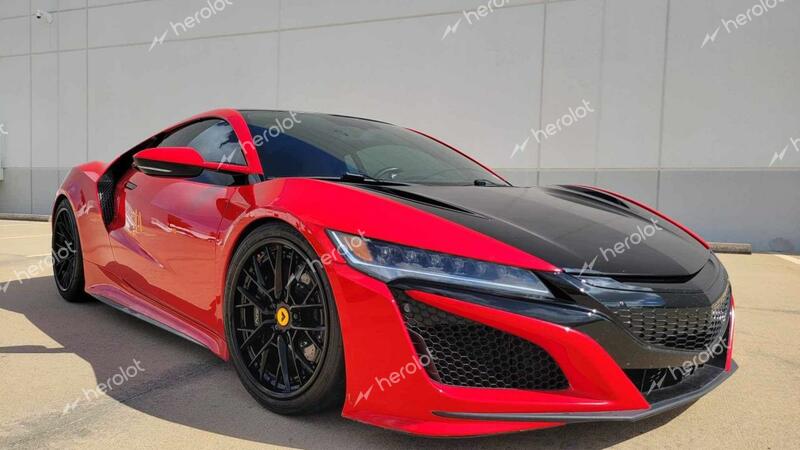 ACURA NSX 2017 red  hybrid engine 19UNC1B02HY000211 photo #1