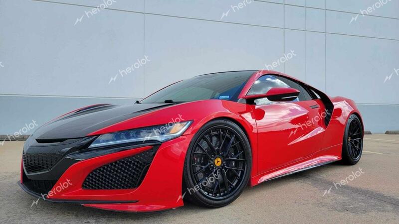 ACURA NSX 2017 red  hybrid engine 19UNC1B02HY000211 photo #3