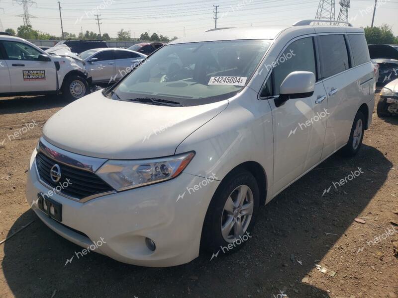 NISSAN QUEST S 2015 white  gas JN8AE2KP7F9123234 photo #1