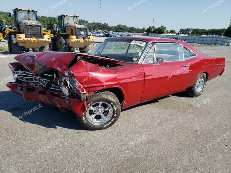 FORD GALAXIE500 1967 red   7N55C141058 photo #1