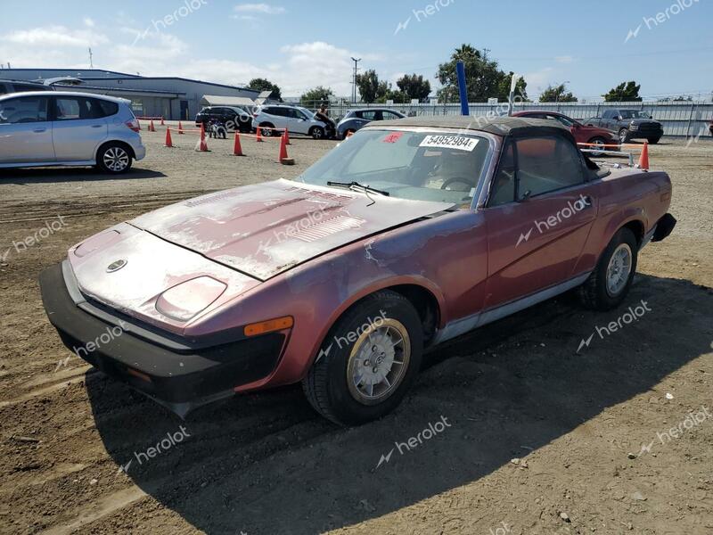 TRIUMPH CAR TR7 1981 burgundy  gas SATPZ4144BA407208 photo #1