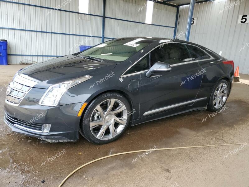 CADILLAC ELR LUXURY 2014 gray coupe hybrid engine 1G6RM1E42EU601068 photo #1