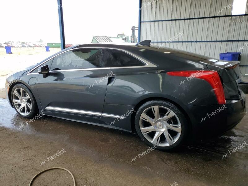 CADILLAC ELR LUXURY 2014 gray coupe hybrid engine 1G6RM1E42EU601068 photo #3