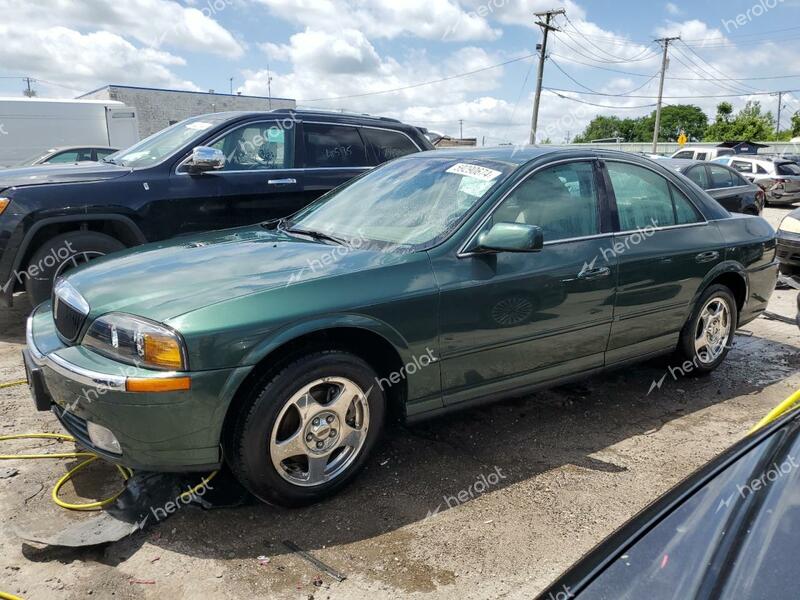 LINCOLN LS 2001 green  gas 1LNHM86S31Y727291 photo #1