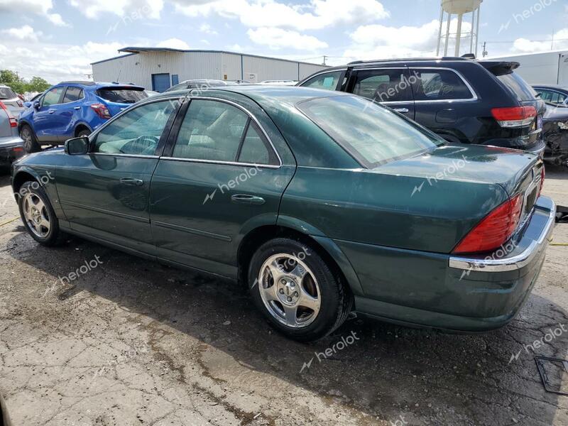 LINCOLN LS 2001 green  gas 1LNHM86S31Y727291 photo #3