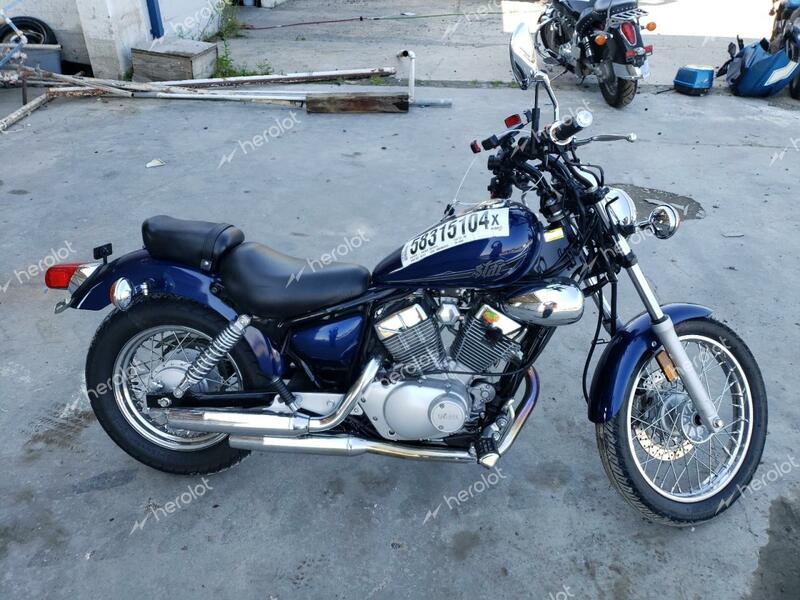 YAMAHA XV250 2013 blue road/str gas JYAVG04E8DA016353 photo #1