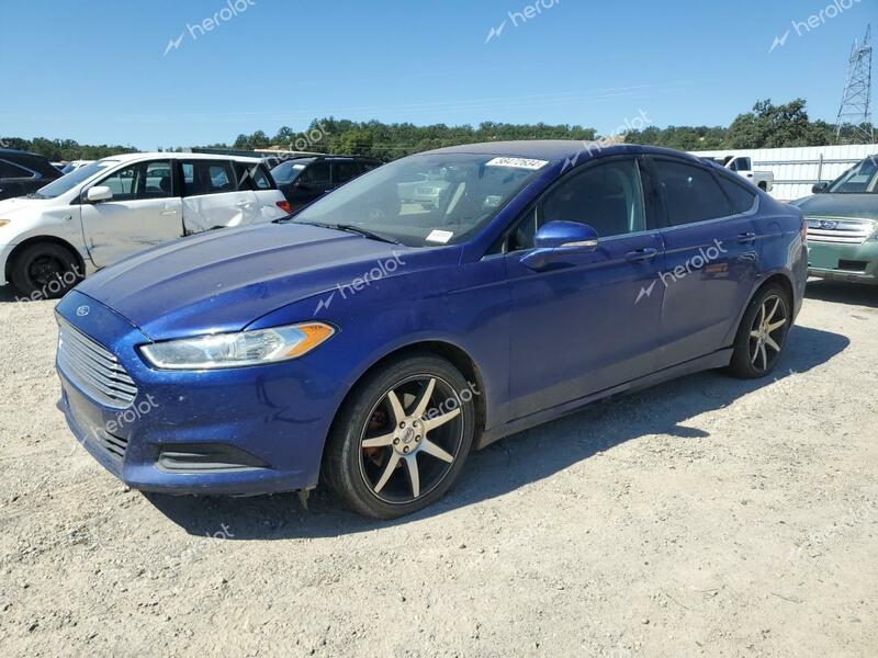 FORD FUSION SE 2016 blue sedan 4d gas 3FA6P0HD8GR305002 photo #1