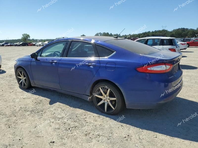 FORD FUSION SE 2016 blue sedan 4d gas 3FA6P0HD8GR305002 photo #3