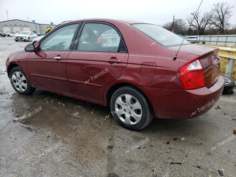 KIA SPECTRA LX 2006 red sedan 4d gas KNAFE121X65365155 photo #3