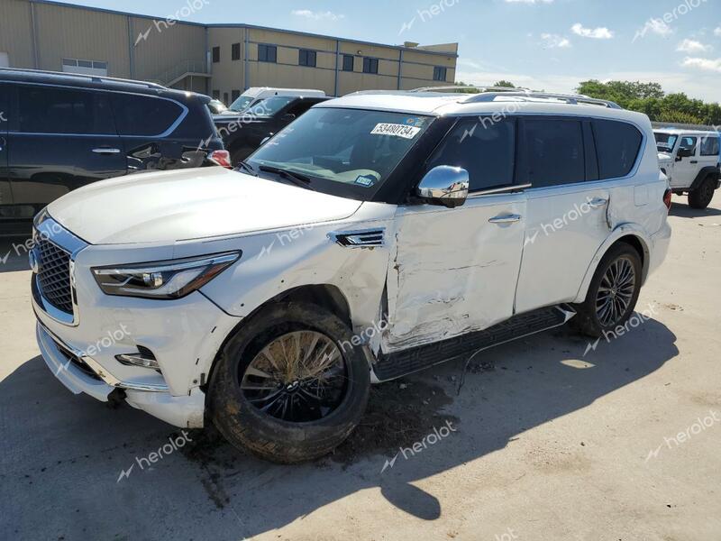 INFINITI QX80 SENSO 2023 white  gas JN8AZ2BF2P9755068 photo #1