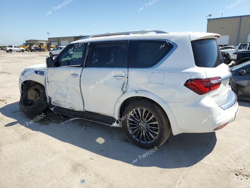 INFINITI QX80 SENSO 2023 white  gas JN8AZ2BF2P9755068 photo #3