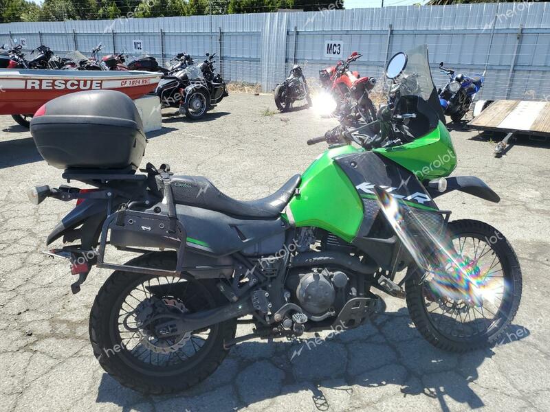 KAWASAKI KL650 E 2015 green enduro gas JKAKLEE15FDA79856 photo #1