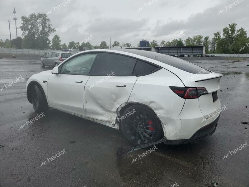 TESLA MODEL Y 2022 white  electric 7SAYGDEF3NF364802 photo #3