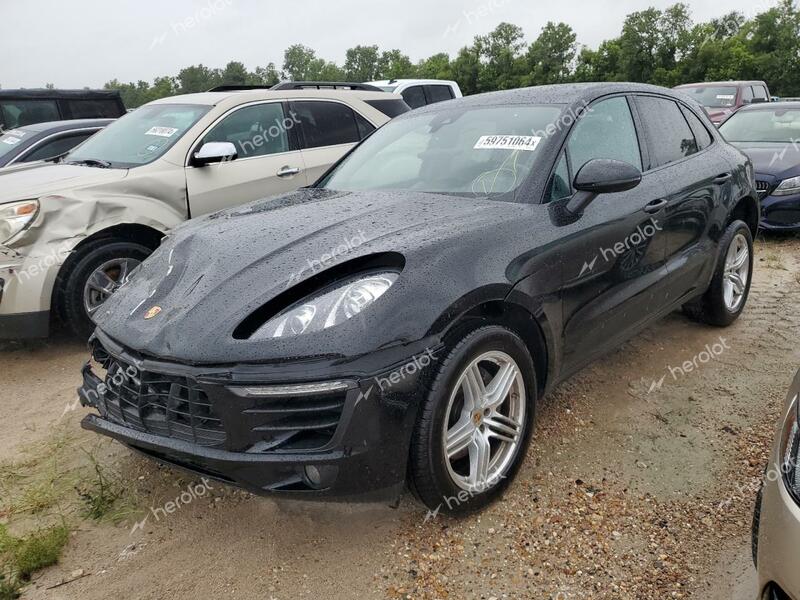 PORSCHE MACAN 2017 black  gas WP1AA2A52HLB82977 photo #1