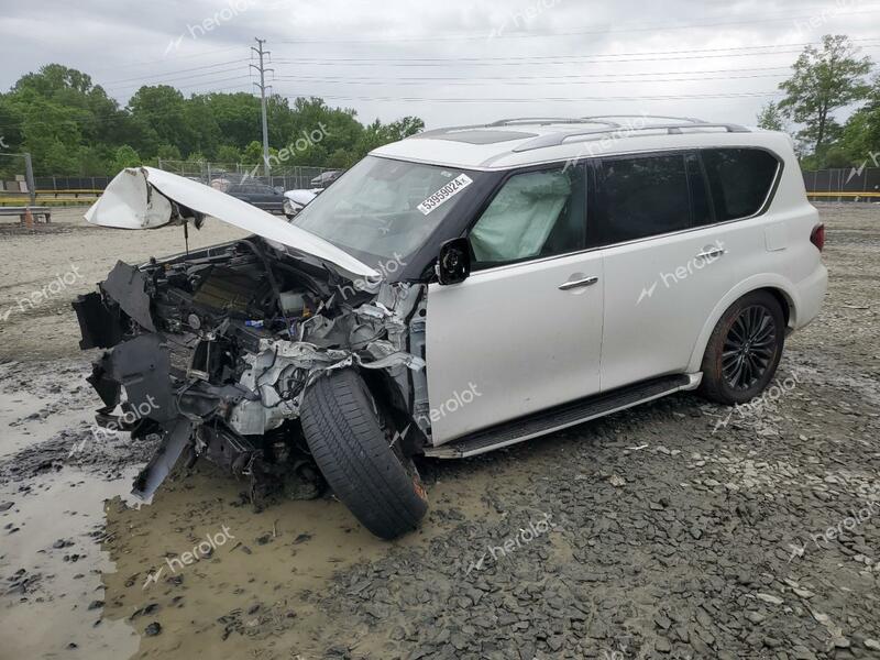 INFINITI QX80 SENSO 2022 white  gas JN8AZ2BC1N9485320 photo #1