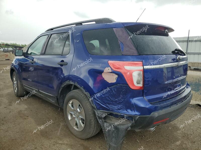 FORD EXPLORER 2013 blue 4dr spor gas 1FM5K7B81DGB82392 photo #3