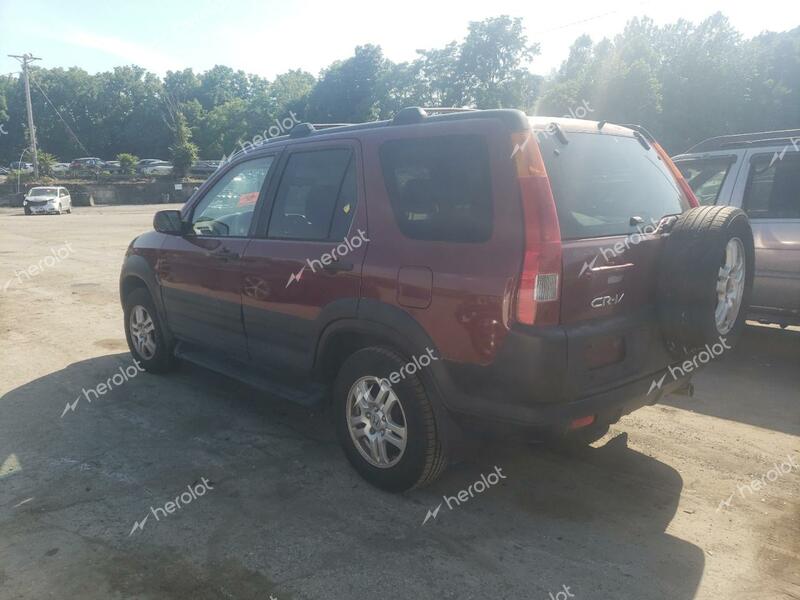 HONDA CR-V EX 2003 red  gas JHLRD78873C030746 photo #3