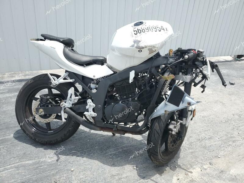 HYOSUNG GT250 R 2015 white racer gas KM4MJ6275F1700723 photo #1