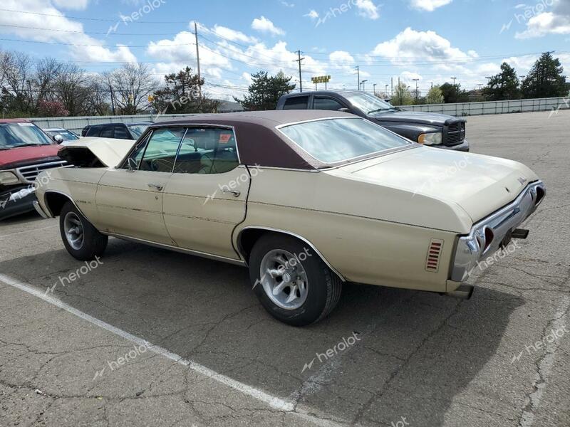 CHEVROLET CHEVELLE 1971 beige   136391R191133 photo #3