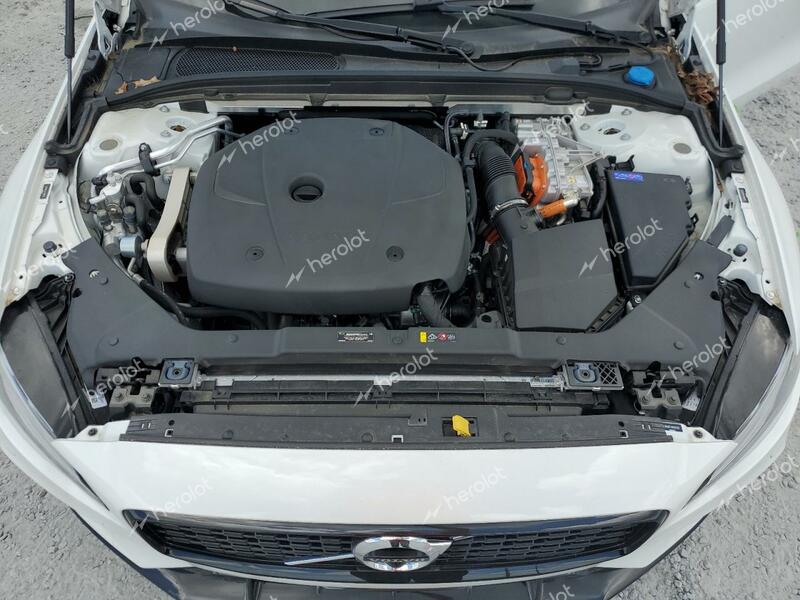 VOLVO S60 T8 REC 2022 white  hybrid engine 7JRH60FZ4NG193129 photo #4