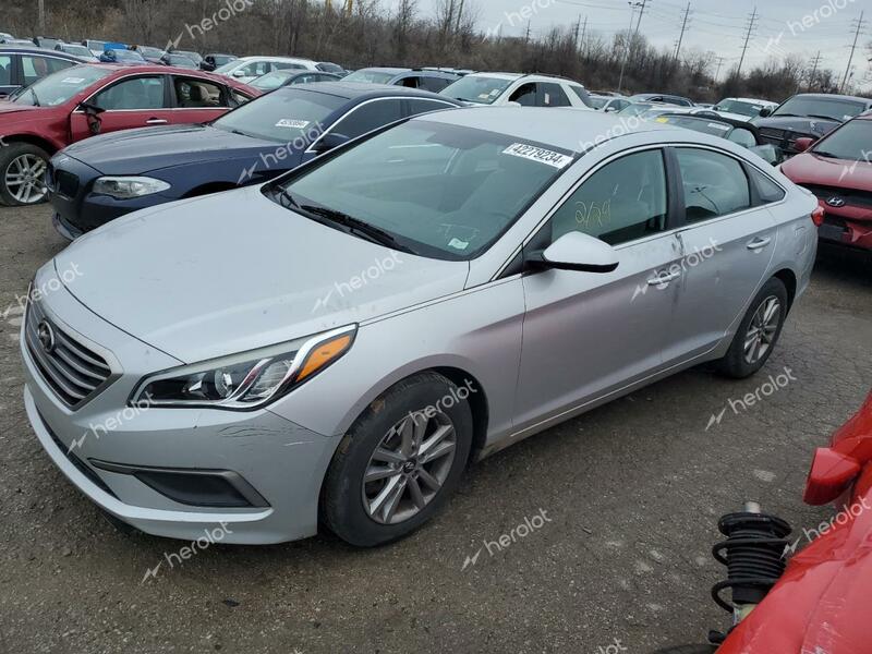 HYUNDAI SONATA SE 2016 silver sedan 4d gas 5NPE24AF6GH305445 photo #1