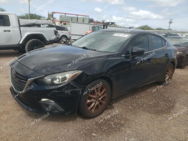 MAZDA 3 GRAND TO 2016 black sedan 4d gas JM1BM1X76G1276435 photo #1