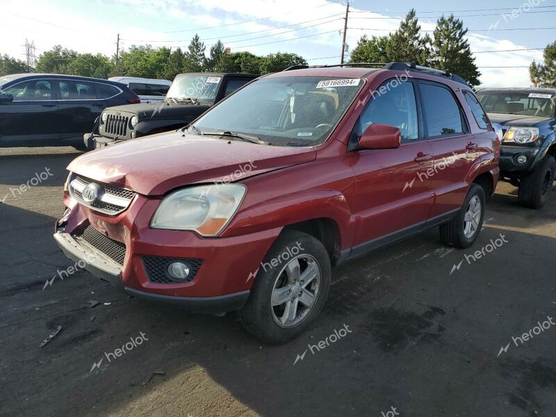 KIA SPORTAGE L 2009 burgundy  gas KNDJE723697573933 photo #1