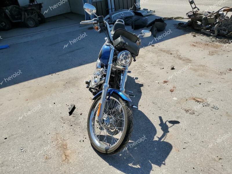 HARLEY-DAVIDSON FXSTC 2008 blue  gas 1HD1JL5198Y012356 photo #3