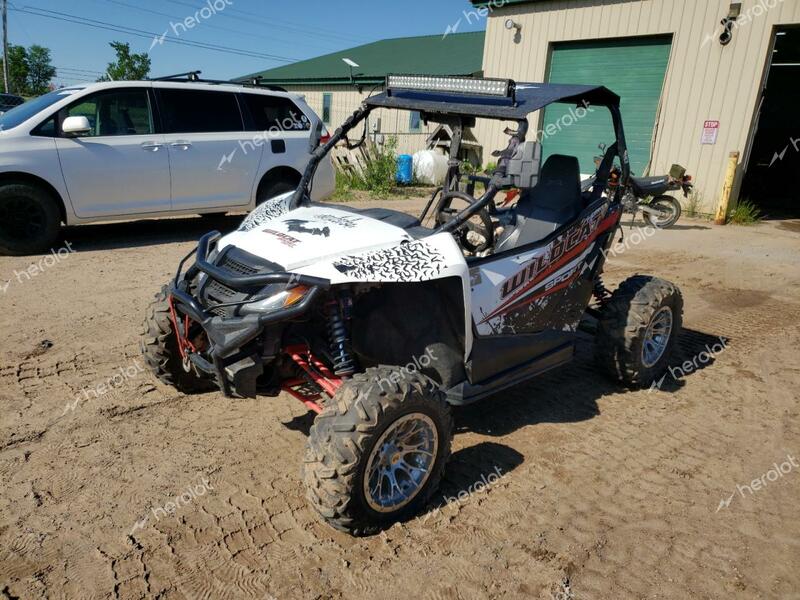 ARCTIC CAT WILDCAT 2015 white   4UF15MPV3FT306642 photo #3