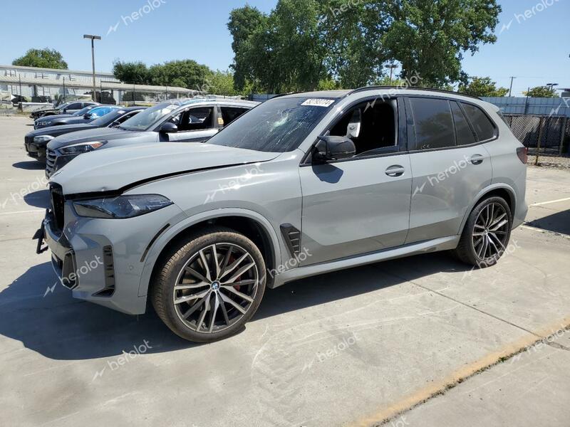 BMW X5 M60I 2024 gray  gas 5UX33EU04R9S37612 photo #1