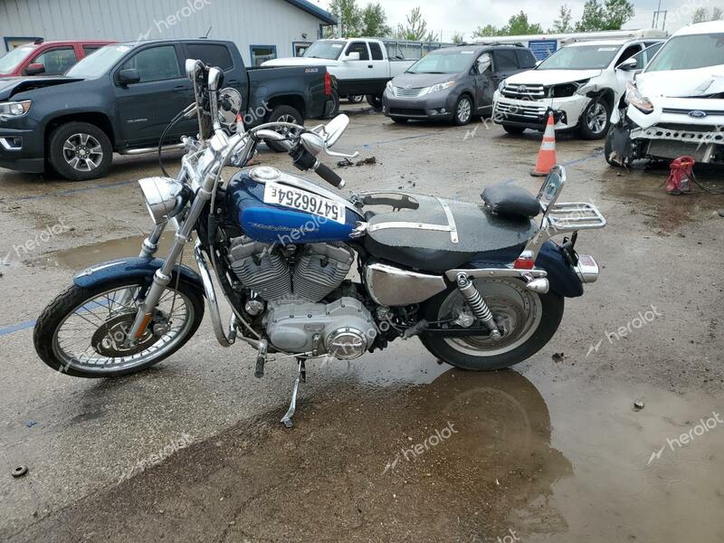 HARLEY-DAVIDSON XL883 C 2004 blue  gas 1HD4CJM144K430317 photo #4