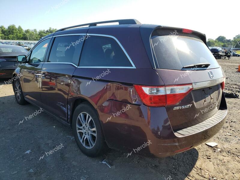 HONDA ODYSSEY EX 2011 burgundy  gas 5FNRL5H47BB064964 photo #3