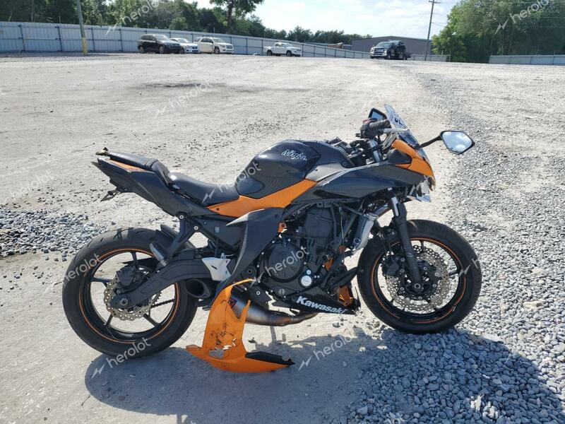 KAWASAKI EX650 F 2019 orange  gas JKAEXEK1XKDA34329 photo #1