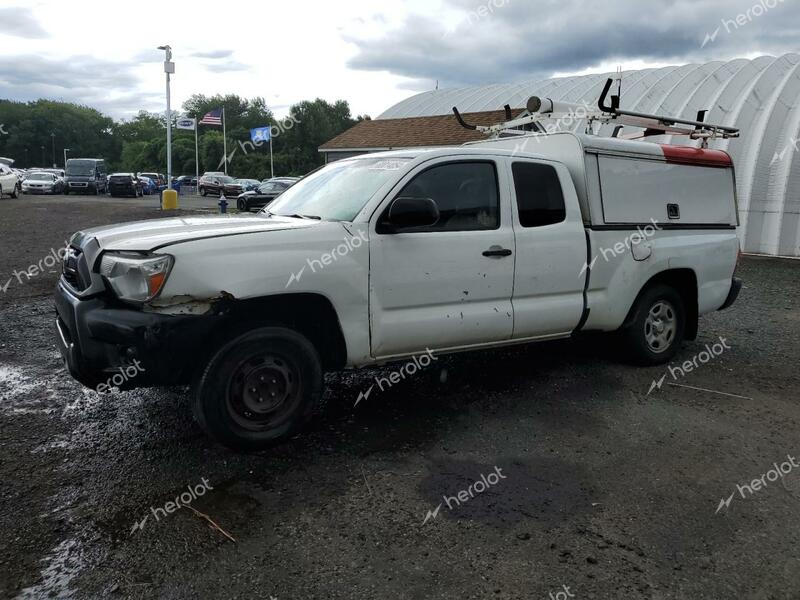 TOYOTA TACOMA ACC 2015 white club cab gas 5TFTX4CN3FX057008 photo #1