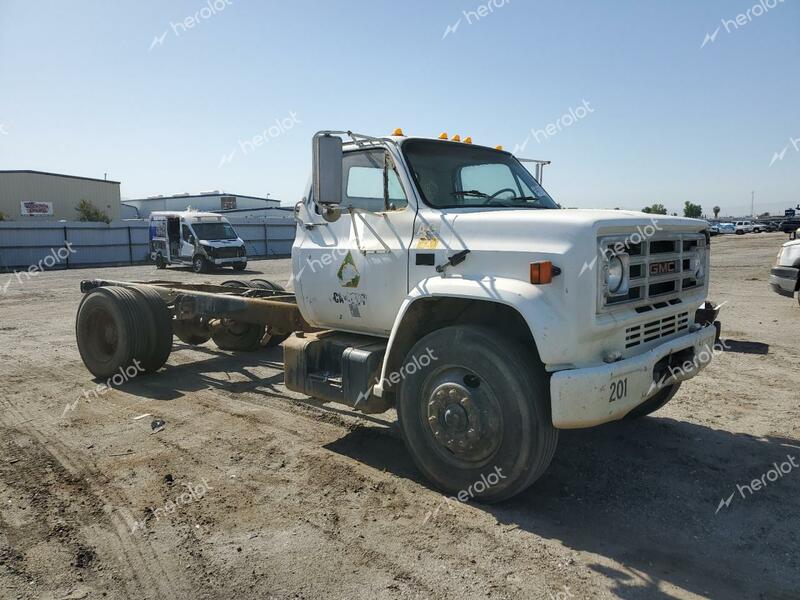 GMC C7000 C7D0 1988 white  diesel 1GDL7D1G9JV518488 photo #1