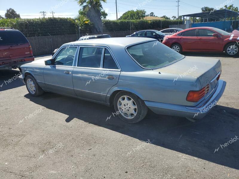 MERCEDES-BENZ 560 SEL 1988 blue  gas WDBCA39D8JA378384 photo #3