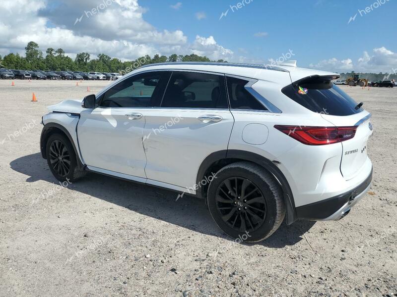 INFINITI QX50 LUXE 2023 white  gas 3PCAJ5BA2PF103582 photo #3